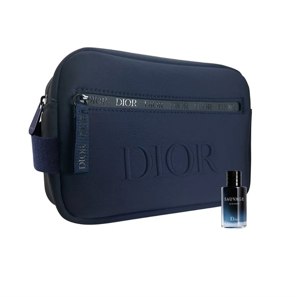 Dior Other - NEW Dior Navy Pouch and Sauvage Eau de toilette 10ml